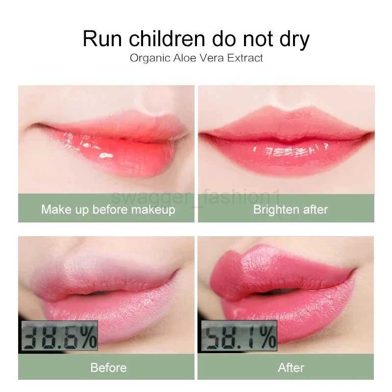 12pc/SET 3.5g Color Changing Tinted Lip Balm Lipstick Aloe Vera Lipstick Moisturizing Long Lasting Lipsticks lip balm wholesaleXJ240812