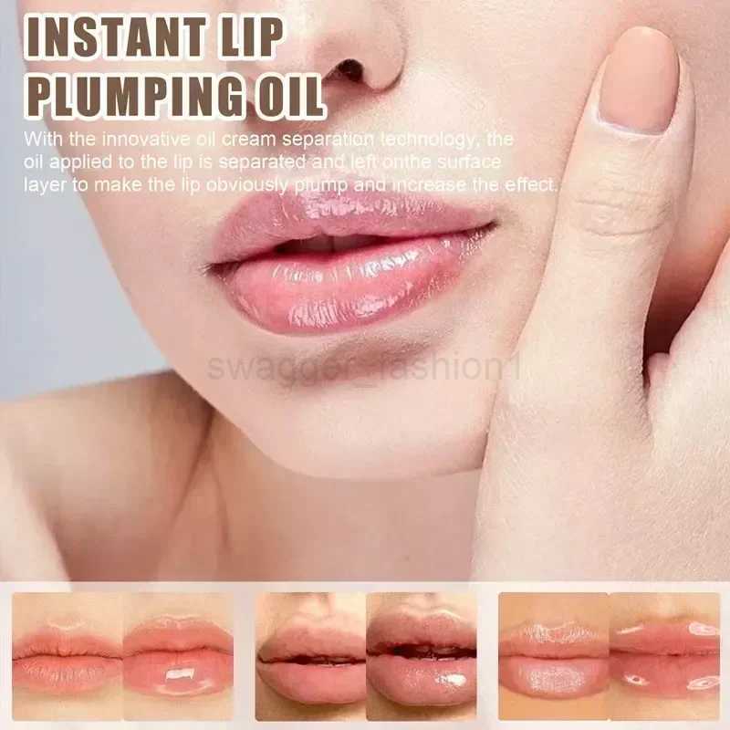 Lip Plump Serum Instant Volumising Essential Oil Increase Lip Elasticity Reduce Fine Lines Repair Nourish Sexy Beauty Lip CareXJ240812