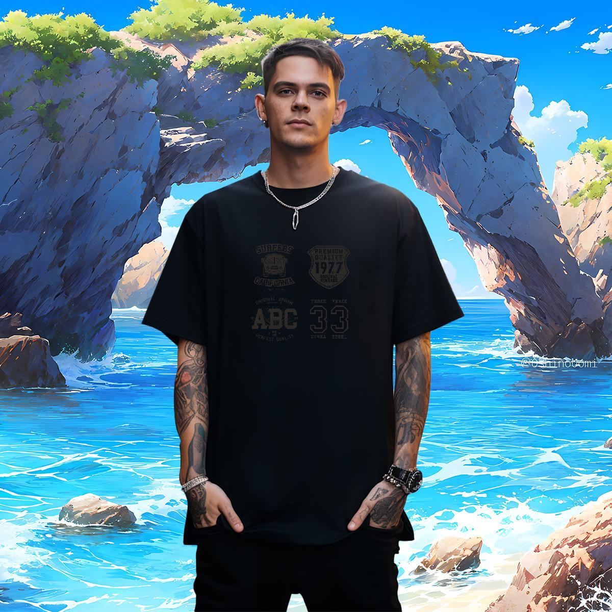 Cool Couples T Shirts letter 230g 100% Cotton Outdoor O Neck Short Sleeves T Shirt For Man Plus Size Cartoon Designer Clothings