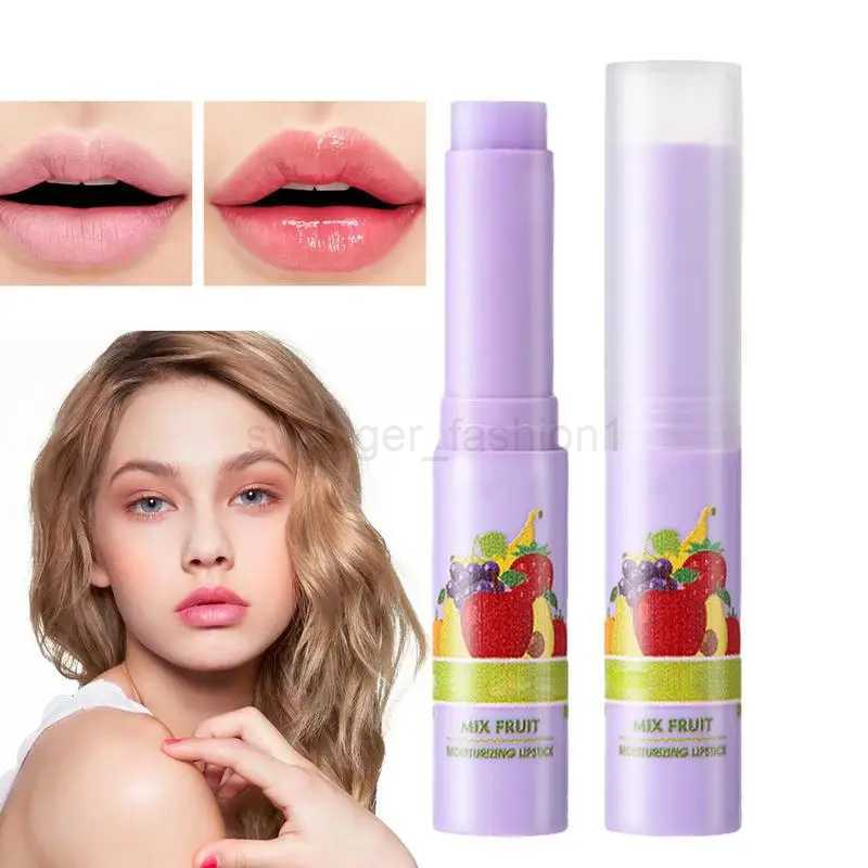1PCS Moisturizing Fruit Lip Balm Long Lasting Nourishes Lips Reduce Lip Line Anti-drying Hydration Lipstick Lip CareXJ240812
