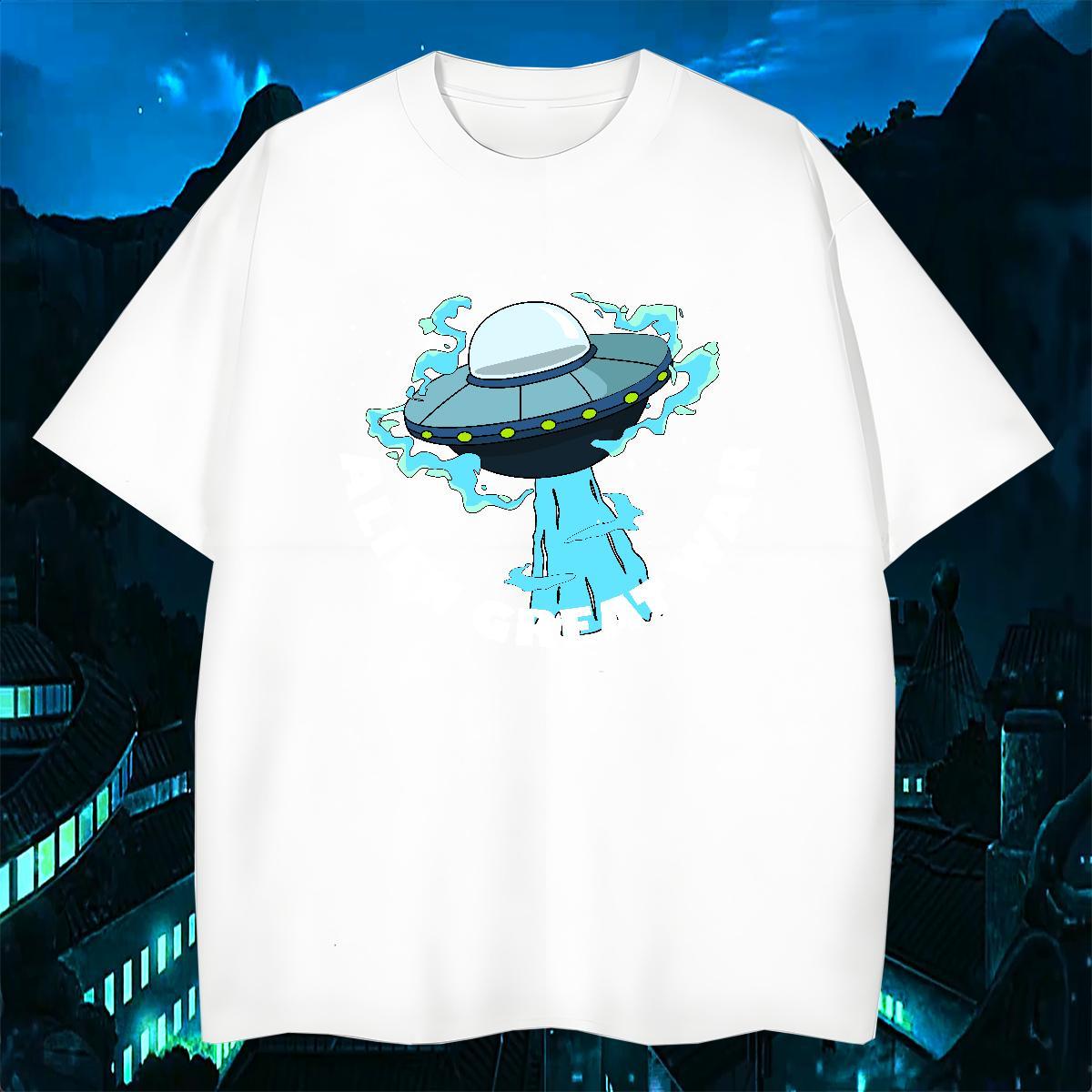 Soft Tshirt for Man Woman ET 230g Pure Cotton Beach Breathable T shirt DIY Anime 2024 Clothings