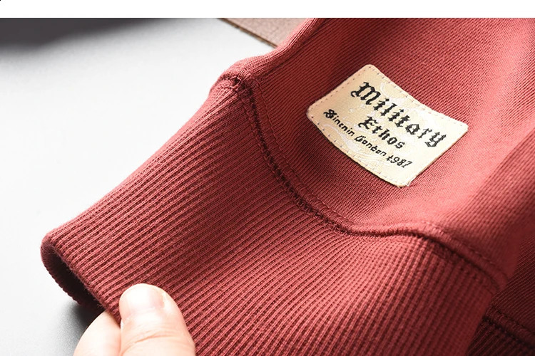 Autumn American Retro Long-sleeved O-neck Letter printed Hoodies Mens Fashion Simple 100% Cotton Washed Casual Sport Tops 240812