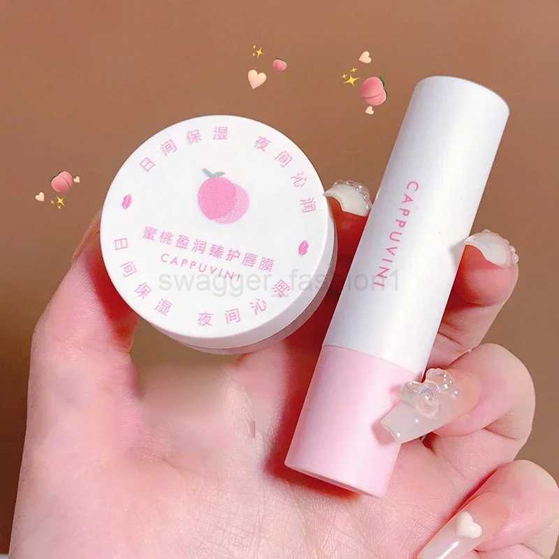 Fruit Flavor Lip Balm Natural Plant Lip Mask Lasting Moisturizing and Fading Lip Line Relieves Dry Lipgloss Gloss Care LipstickXJ240812