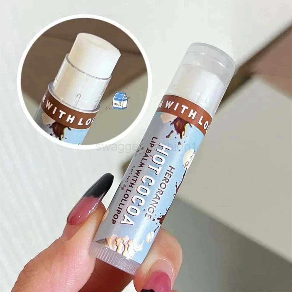 Lollipop Lip Balm Pineapple Coke Hot Cocoa Lipsticks Lip Mask Moisturizes To Fade Lip Lines Hydration Plump Lips Care CosmeticsXJ240812