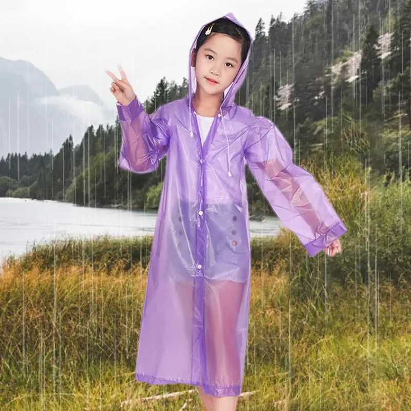 Boys Rain Jacket Rain Poncho Reusable Rain Jacket Girls Toddler Raincoat Skin-Friendly Waterproof Rain Jacket Boys Kids Rain Y240810