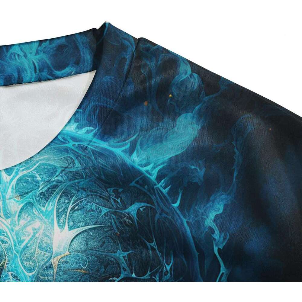 Halloween Mens T shirt Skull T-Shirts for Men Novelty 3D Printed Shirts Summer Graphic Top shirts tshirt graphic tee Casual tops summer clothes Short 