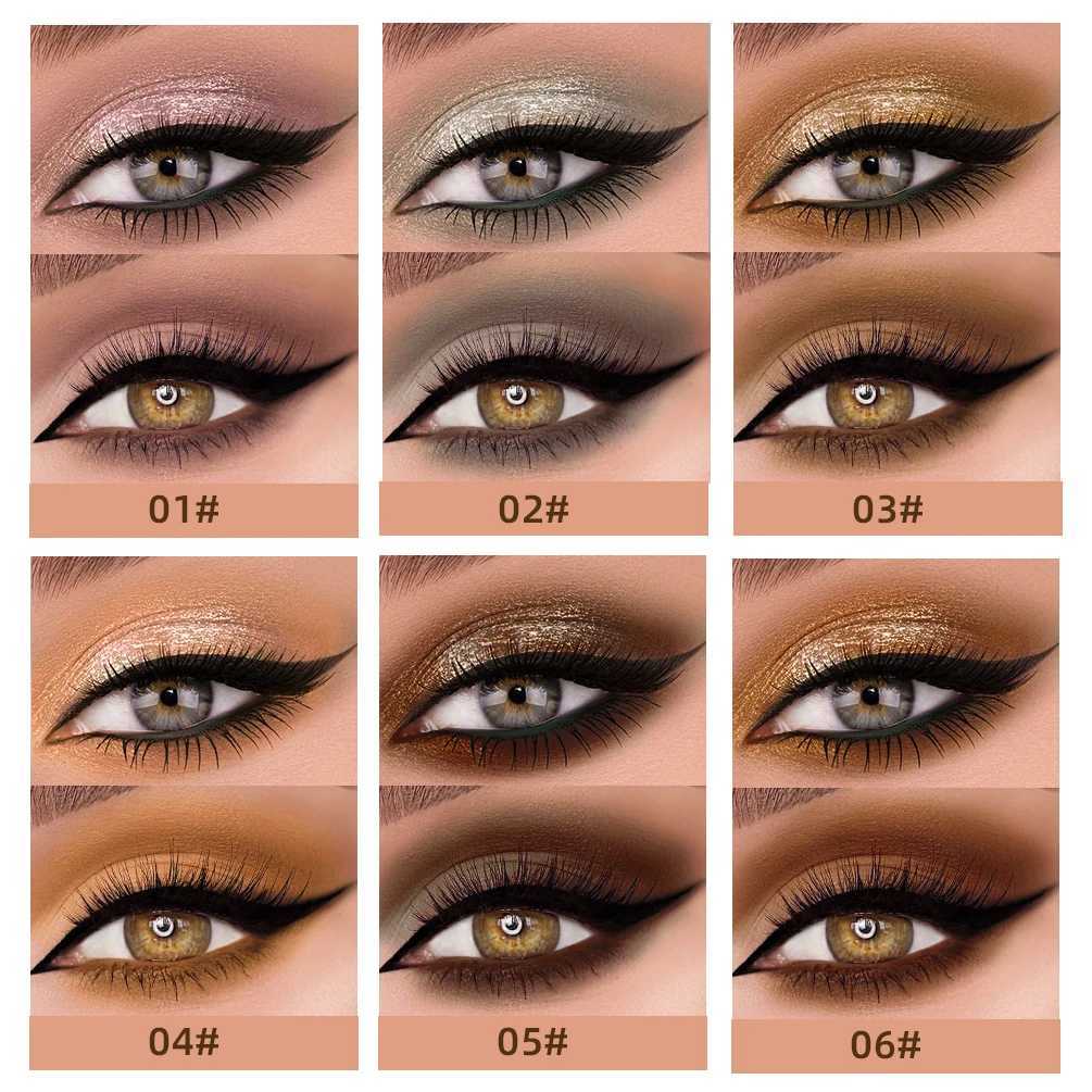 Sequins Liquid eye shadow Flash Diamond eye shadow Stick Shiny Double head Matte eye shadow Outline Makeup Tool Korean CartoonW241212