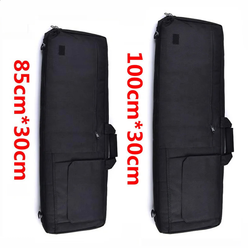 85CM100CM outdoor equipment tactical gun bag air shooting rifle hunting field shoulder with protective cotton 240810