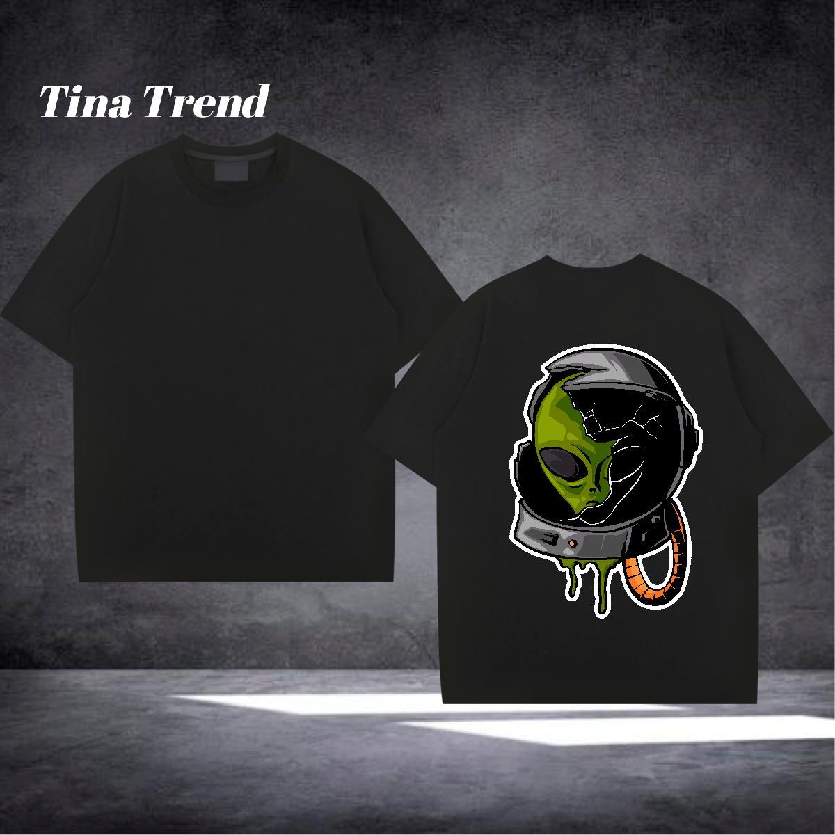 2024 New Men T Shirts ET Polos 230g Cotton Daily Wear Unisex Plus Size Cartoon Breathable Crew Neck Mens Tshirts