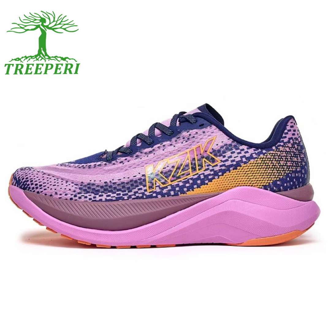 TREEPERI KZIK Speed Carbon Running Shoes Black Multi Color Purple Navy Blue Men Mens Designer Shoes Red Yellow White Jade Women Womens Trainers Sneake