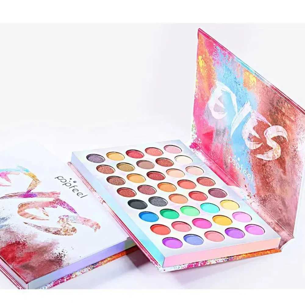 POPFEEL 40 Colors Matte Eyeshadow Palette Nude Pearlescent Eye Shadow Makeup High Pigmented Long Lasting Gifts For WomenCL240812