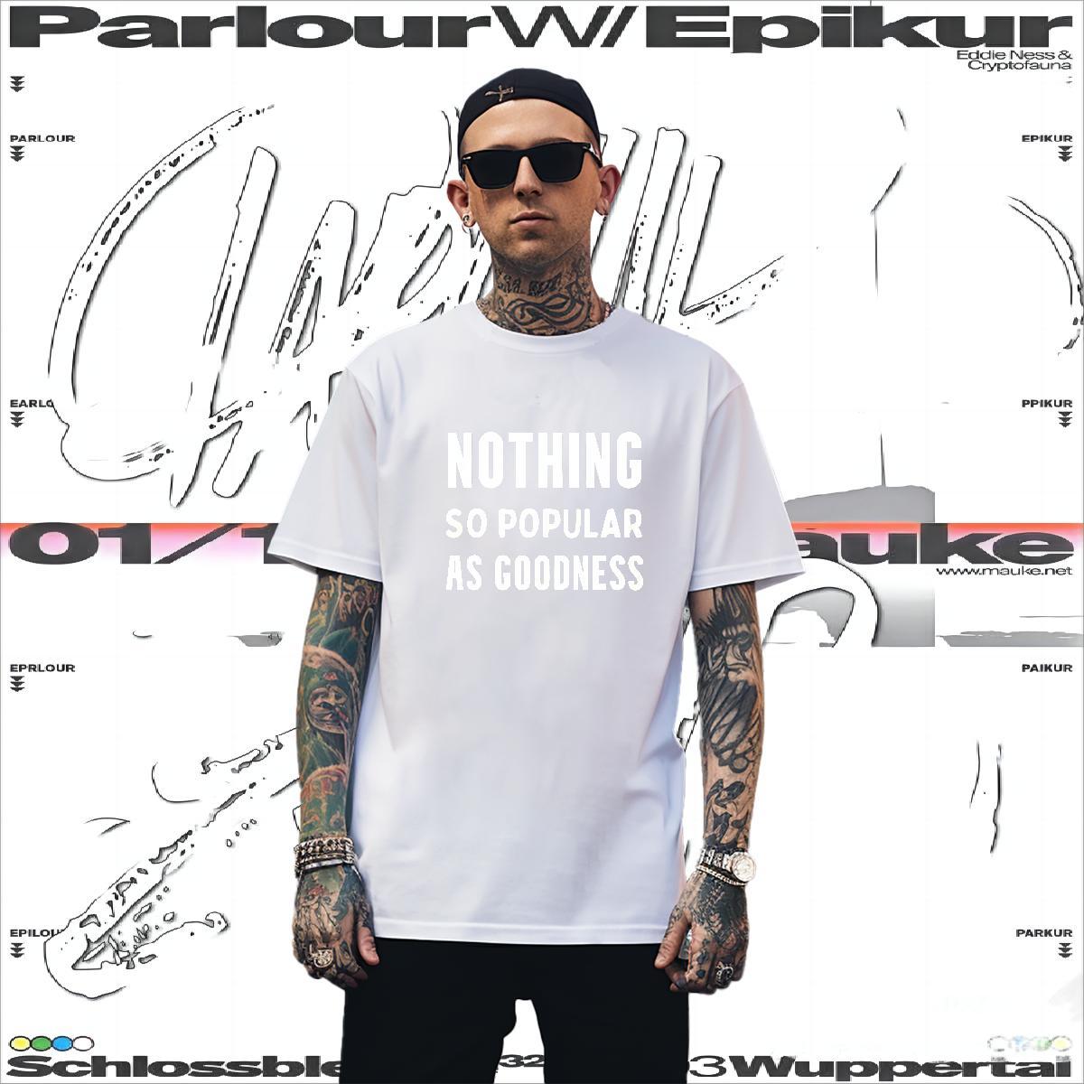 Factory Direct 100% Cotton 230g Men T Shirts Street Casual Men Clothes T-Shirt Tshirts Crew Neck Breathable Cool Design Cartoon Print