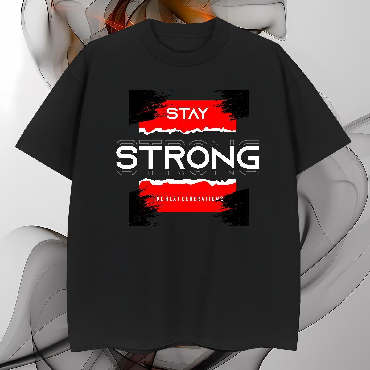 TOP Quality letter T-Shirts for Men Street Tshirts 230g Cotton Designer Fashion Breathable Crew Neck Oversized Tops
