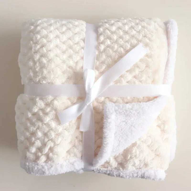 Newborn hot sheep blanket soft swadi envelope packaging bedding baby blanket baby blanket baby blanket baby blanketW240810
