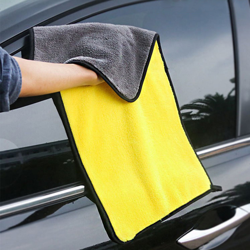 Cleaning Towel Car Wash Towel Thickened Absorbent Coral Velvet Wiping Towel Car Special Cleaning Wipes