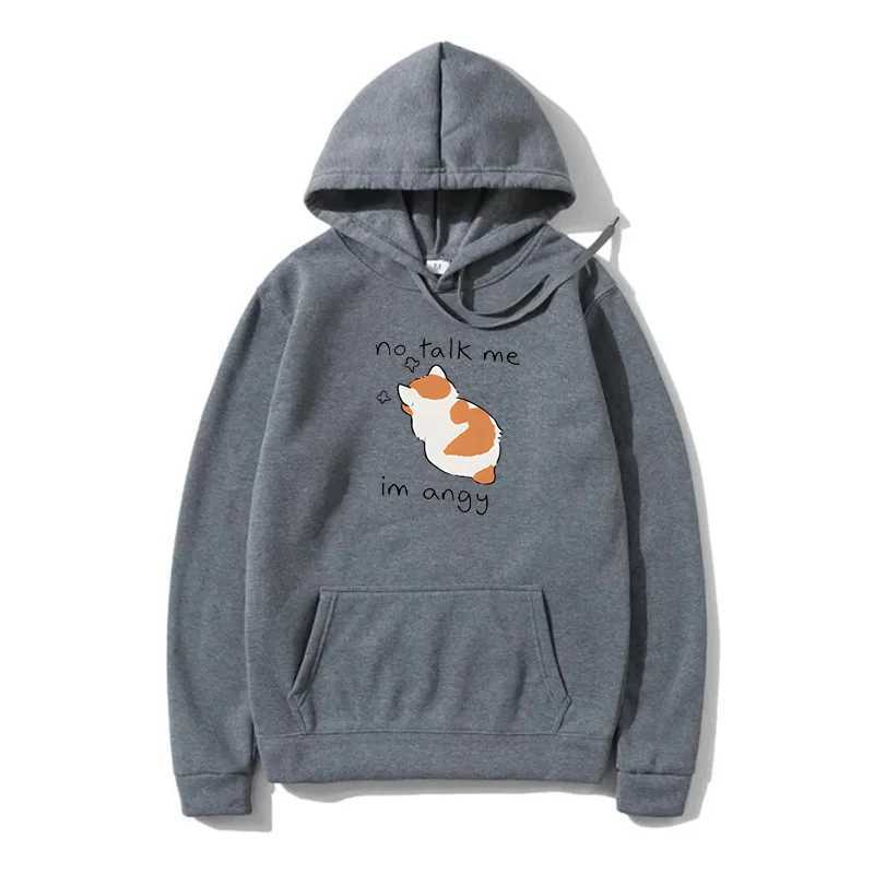 New Cat Printed Mens Hoodie Sweatshirt Mens and Womens Hoodie Long Sleeve Hoodie XS-XXXL Extra LargeW240724