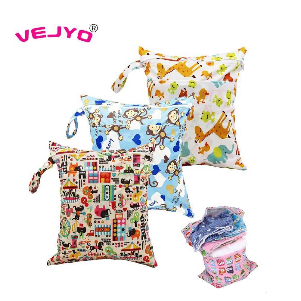 Reusable with two zippered pockets travel beach swimming pool baby products yoga fitness bag W240812
