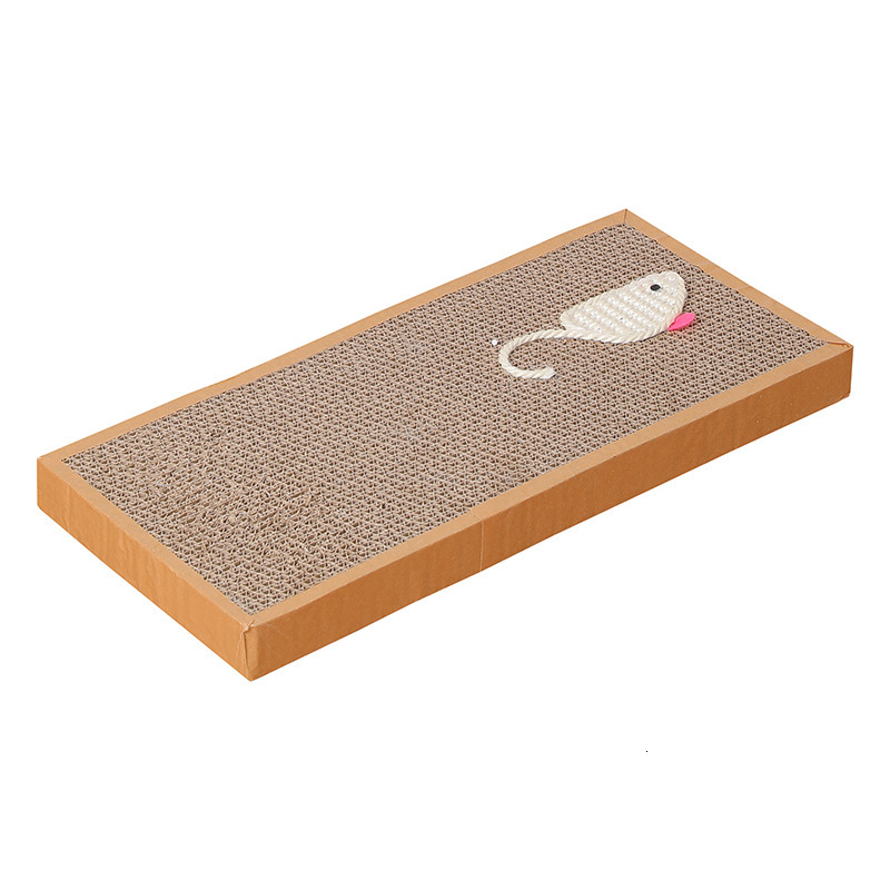 Cat sisal board, mouse bait, corrugated paper, paw grinding, scratch pad, cat teasing toy