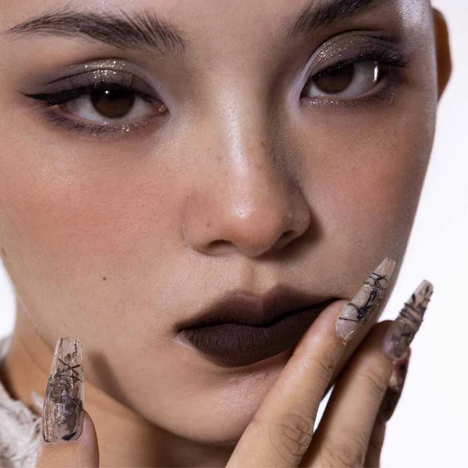 Girlcult Dark series eyeshadow four inventions New metal shiny creative color Cool girl fashion eyeshadowCL240812