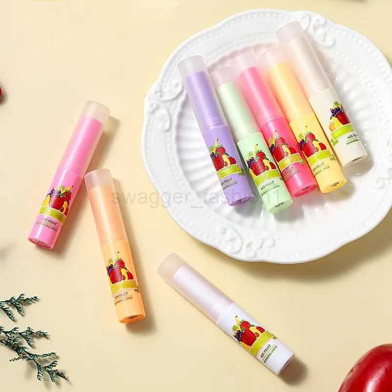 1PCS Moisturizing Fruit Lip Balm Long Lasting Nourishes Lips Reduce Lip Line Anti-drying Hydration Lipstick Lip CareXJ240812