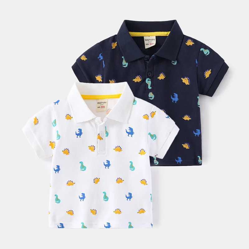 Boys Summer Polo Shirts Short Sleeve Children Top Wear Kids ClothesXJ241225