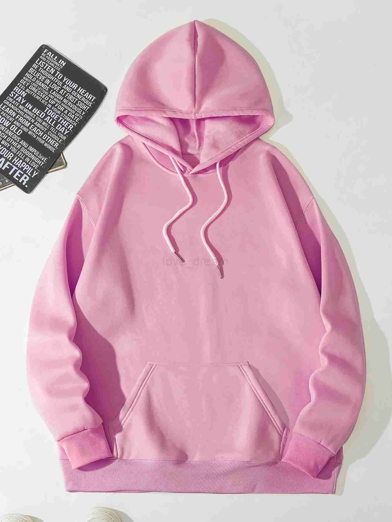 Classic Fashion Mens Hoodie Casual Hoodies Pullovers Sweatshirts Mens Top Solid Color Hoodies Sweatshirt MaleXJ240812