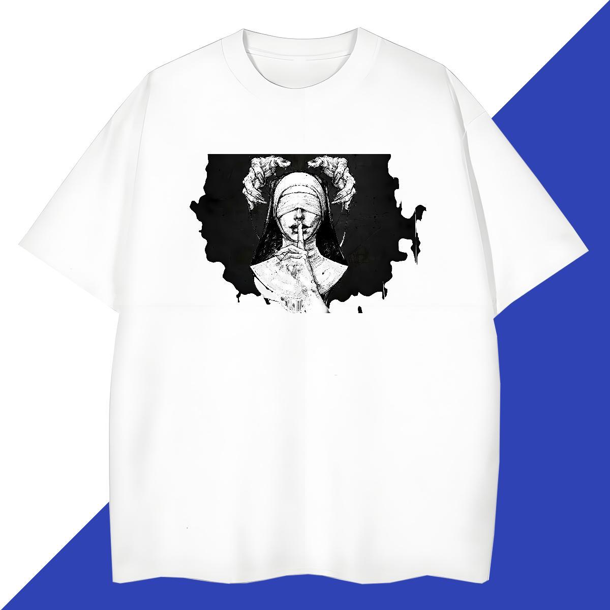 Fashion New Mens T Shirts 230g Cotton Couples T Shirts Hip Hop Breathable Soft Black White High Quality Tees
