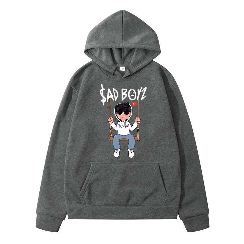 Mens Swinging Printed Brand Hoodie Mens Fashion Casual Long Sleeve Hoodie Loose Oversized Zipper Hoodie Street SweaterW240724