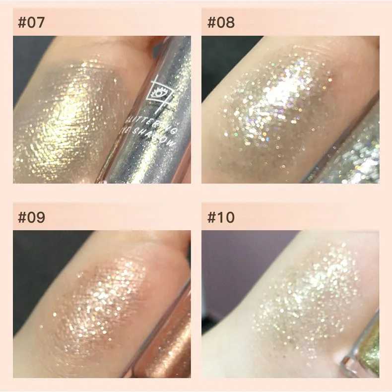Judydoll Glittering Liquid Waterproof Charming Eyeshadow 8 colors-Rich Colour Beauty Cosmetic MakeUpCL240812