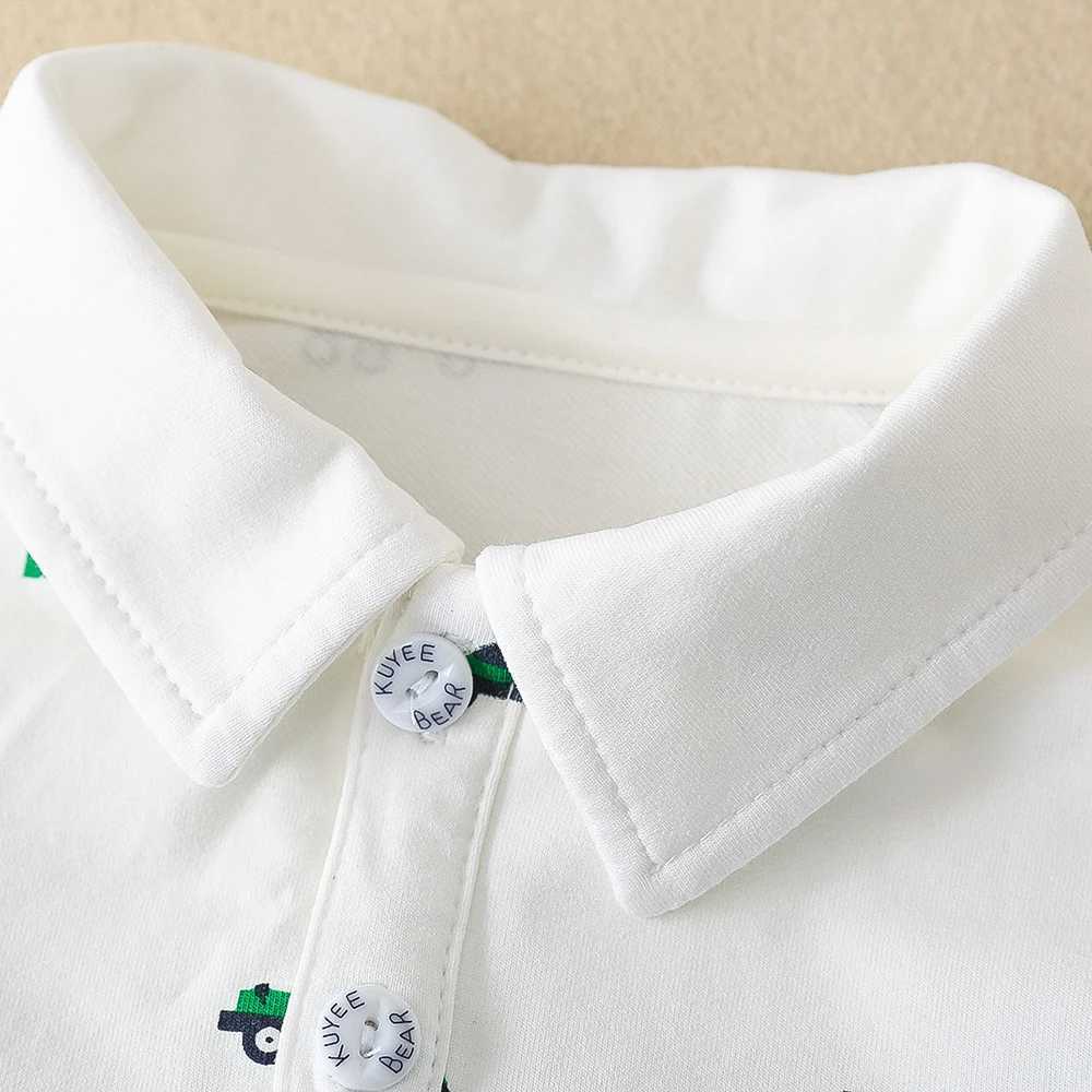 Baby Boys Cotton POLO Shirt Kids Lapel Casual Spring Autumn Children Pullover T-shirt 2-5 Years Old Boys Long Sleeved ClothingXJ241225