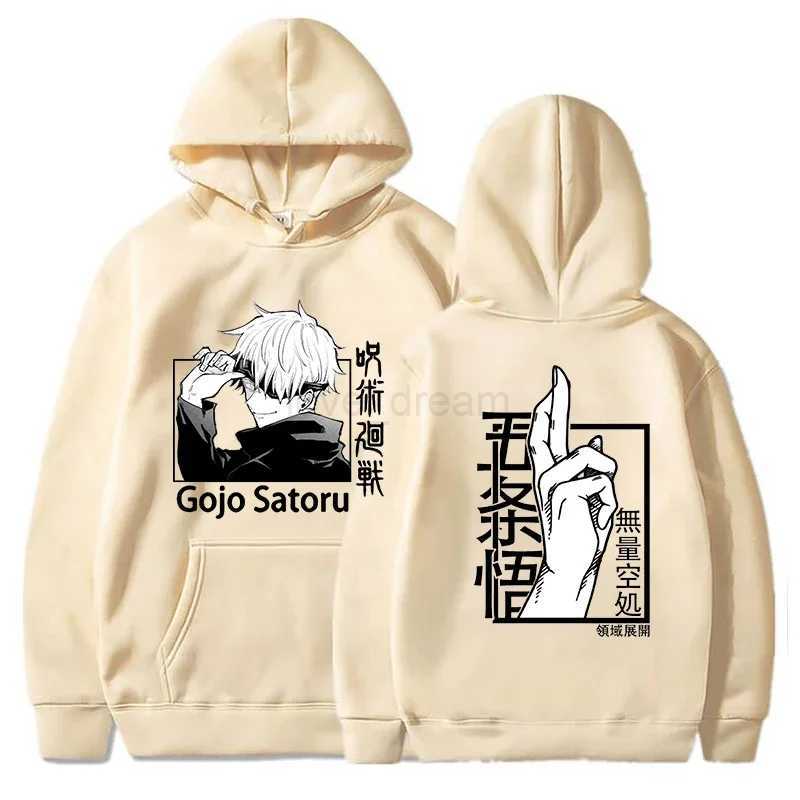 New Fashion Hoodies Funny Satoru Gojo Printing Hoodie Harajuku Sweatshirts Women Men Anime Long Sleeve ClothesXJ240812