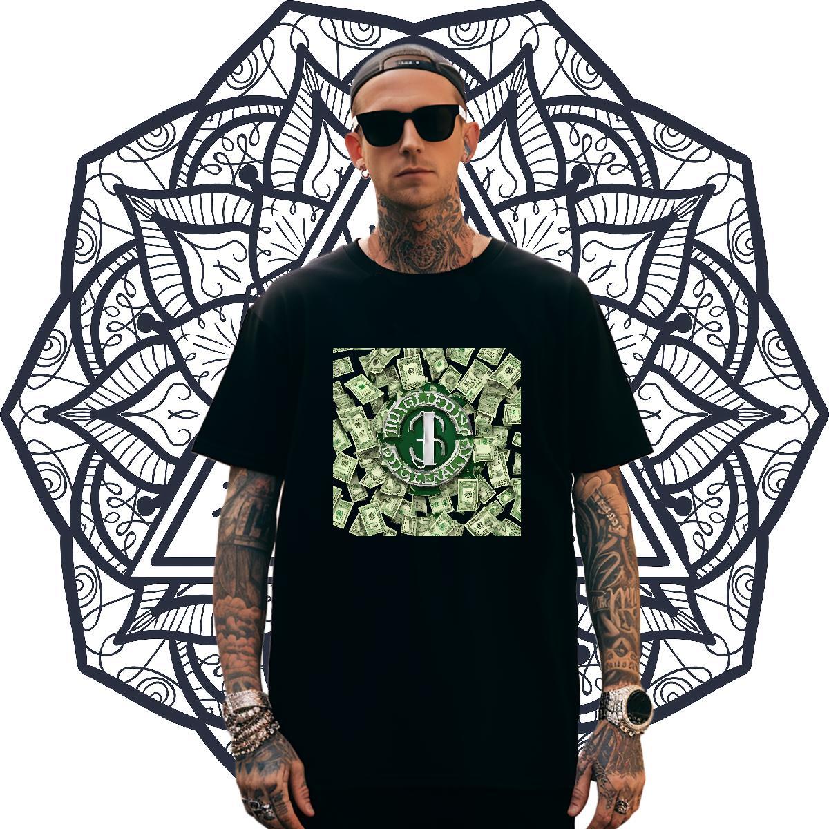 Designer Tshirt for Man Woman dollar 230g 100% Cotton Outdoor Breathable Short Sleeve Man T Shirts Custom Big Size Brand Tees