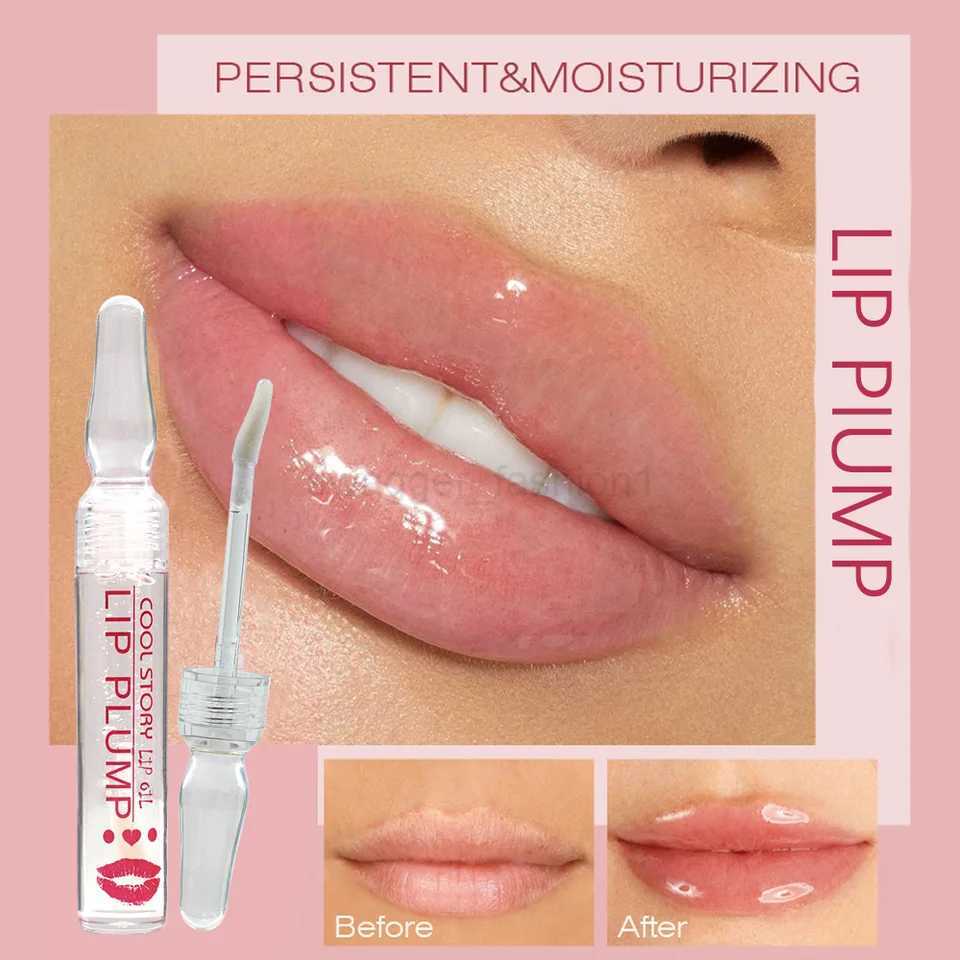 Fruit Flavoured Clear Lip Oil Moisturising Gloss Lip Gloss Full Lip Makeup Lip Moisturiser deal Womens Festive Gift CosmeticXJ240812