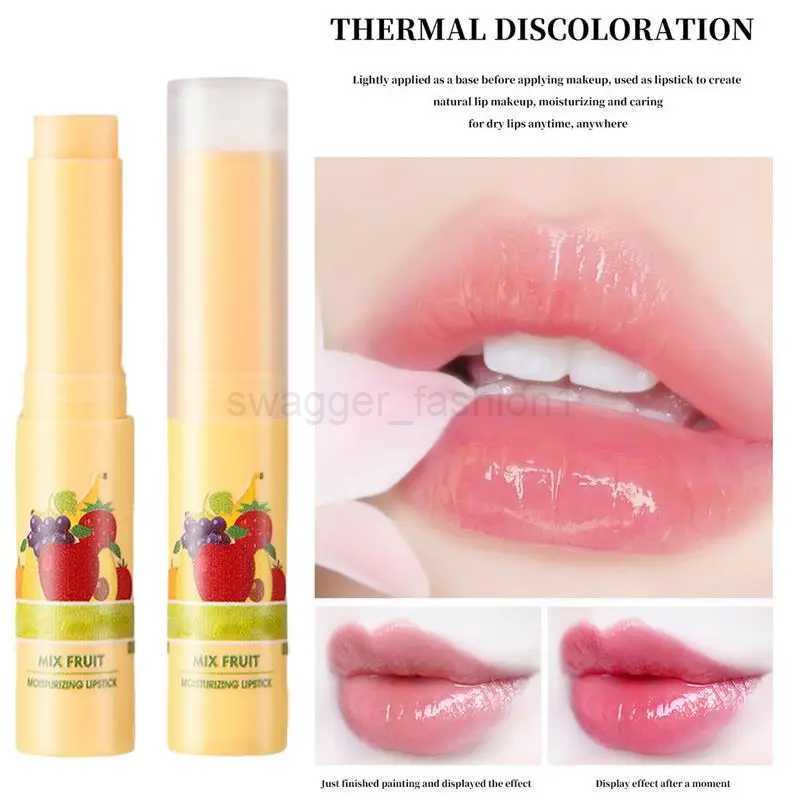 1PCS Moisturizing Fruit Lip Balm Long Lasting Nourishes Lips Reduce Lip Line Anti-drying Hydration Lipstick Lip CareXJ240812