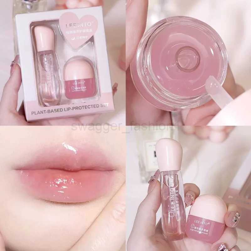 Lip Sleep Mask Lip Balm Moisturizing Nourish Fade Lips Lines Lighten Melanin Lip Mask Anticracking Exfoliating Lips Care ProductXJ240812