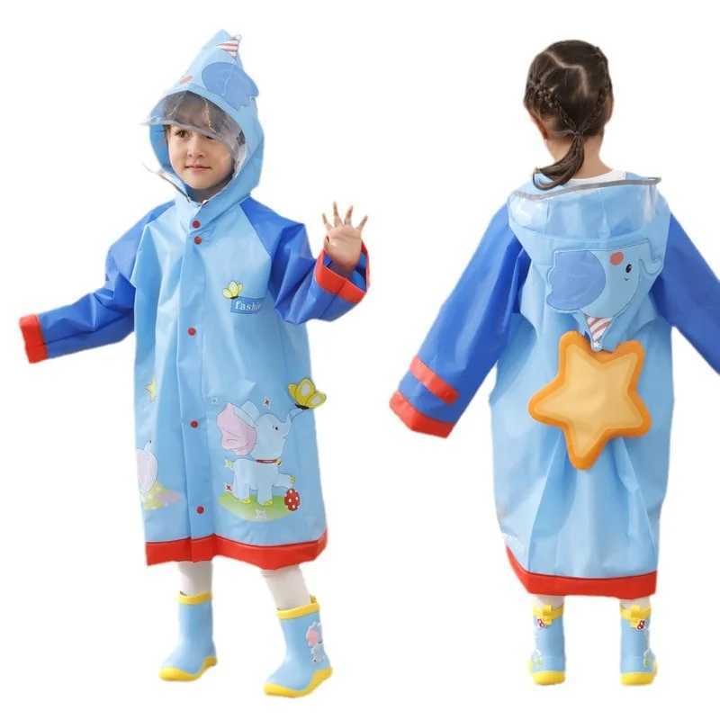 Three-dimensional Pattern Childrens Raincoat Women Boys Kids Raincoat Baby Rain Boots Rain Set Y240810