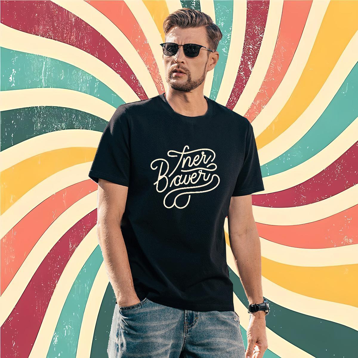 Free Shipping Mens Tshirts letter 230g 100% Cotton Summer Casual Breathable T Shirts Men Oversized 4XL Brand Polos