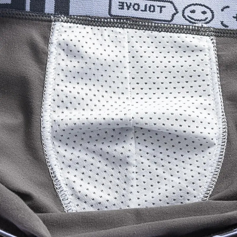 4Pcs Mens Cotton Underwear BoxerShorts Man Panties Mens Boxers Breathable U Convex Comfort Male Underpants Sexy Male Boxers 240812