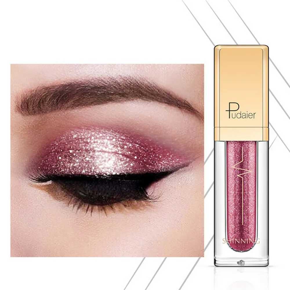 Pudaier Pro Makeup 18 Colors Liquid Eyeshadow Women Sexy Smoky Shimmer Metallic Glitter Single Eye Shadow Cosmetics #272598CL240812