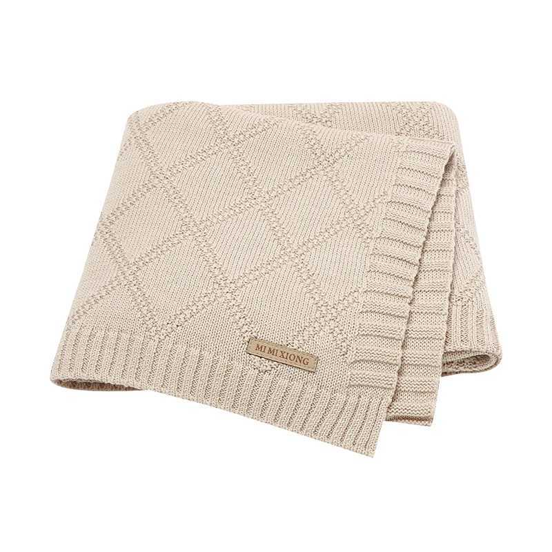 Baby blanket newborn boys and girls cotton stroller daycare center swaddle packaging blanket 90 * 70cm outdoor throwing game mat for young childrenW24