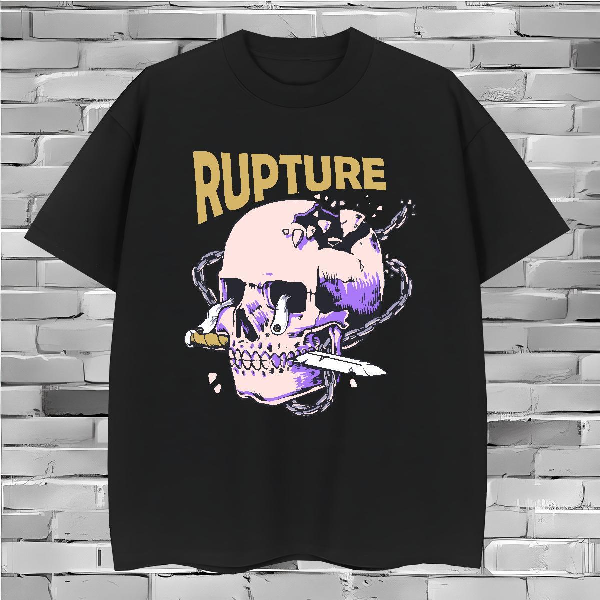 Wholesale Mens T Shirts skull Clothings 230g 100% Cotton Casual High Quality Skull Breathable Men Tshirts