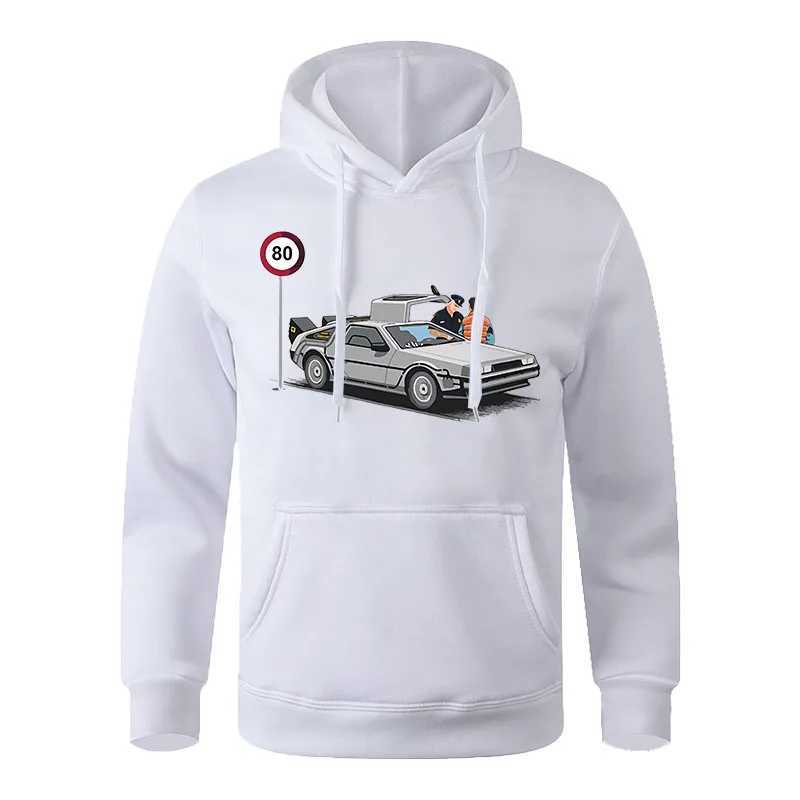 2023 New Spring/Summer Casual Mens Hoodie Fashion and Leisure Trend Mens Loose and Comfortable Sportswear Printed TopW240724