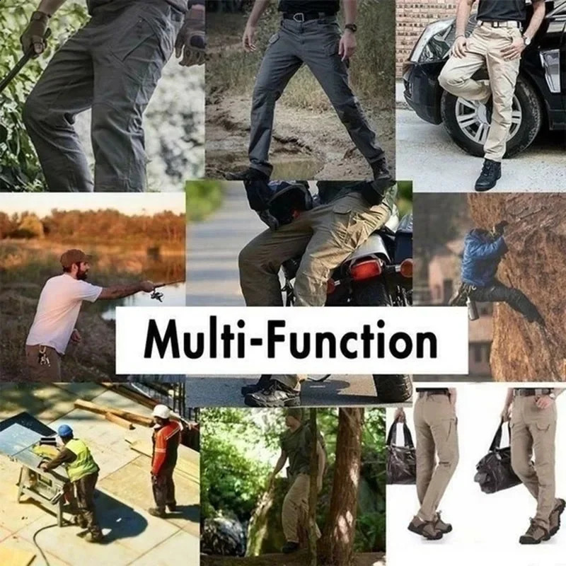 City Tactical Cargo Pants Classic Outdoor Hiking Trekking Army Tactical Joggers Pant Camouflage Military Multi Pocket Trousers 240812