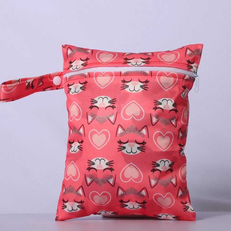 Baby diaper bag mini size 25x20cm waterproof single pocket diaper bag travel wet dry baby diaper bag W240812