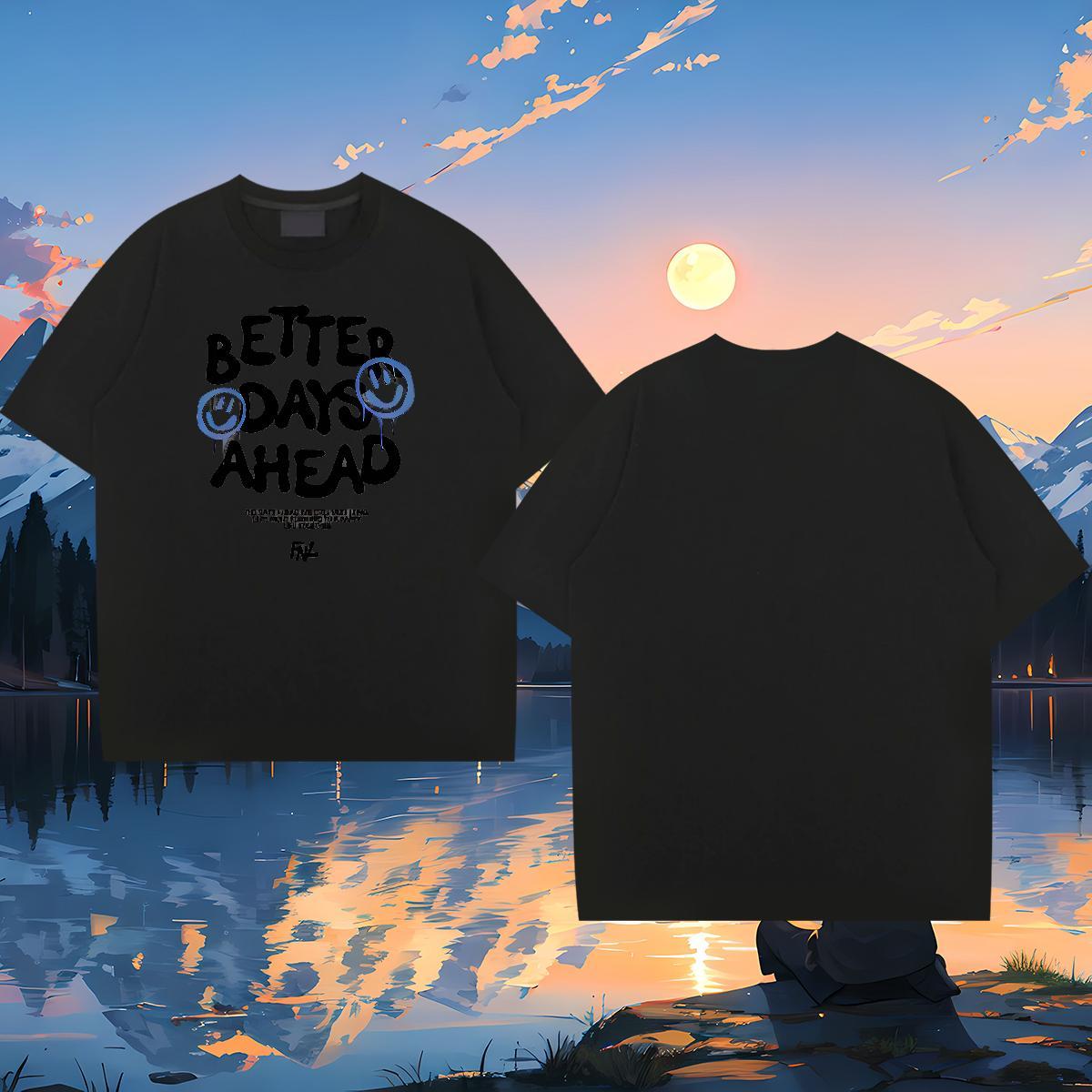 Brand Couples T Shirts letter 100% Cotton 230g Daily Outfit Breathable T Shirt For Man Custom Cartoon Designer Fashion Top Tees