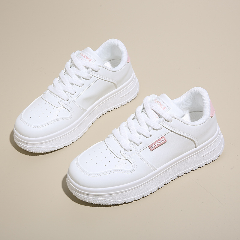 Ddmysports Spring Little White New Korean Edition Instagram Female Students Thick Sole Eightened Sports Board Shoes Leisure Street Shooting P Outdoor