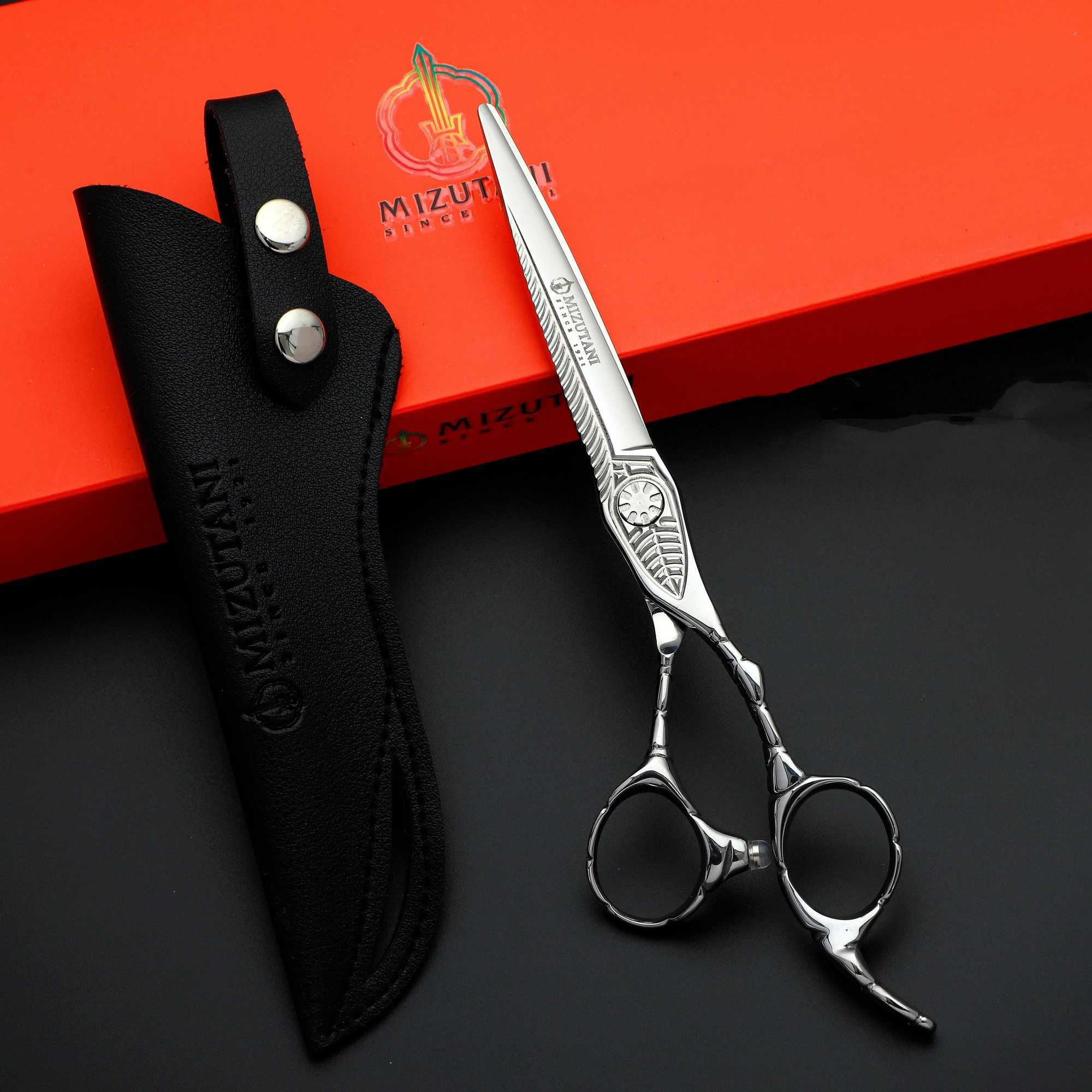 Mizutani scissors 6.0 6.6 7.0 inch VG10 cobalt alloy steel Professional hair clippers Thinning scissors Salon Barber Tools CL240812