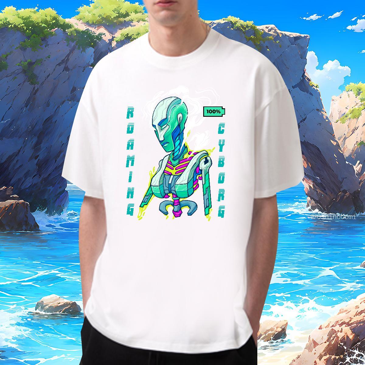 High Quality Men Clothes T-Shirt ET 230g 100% Cotton Casual Daily Wear Pure Cotton T-Shirts Custom Printing Casual New Tees