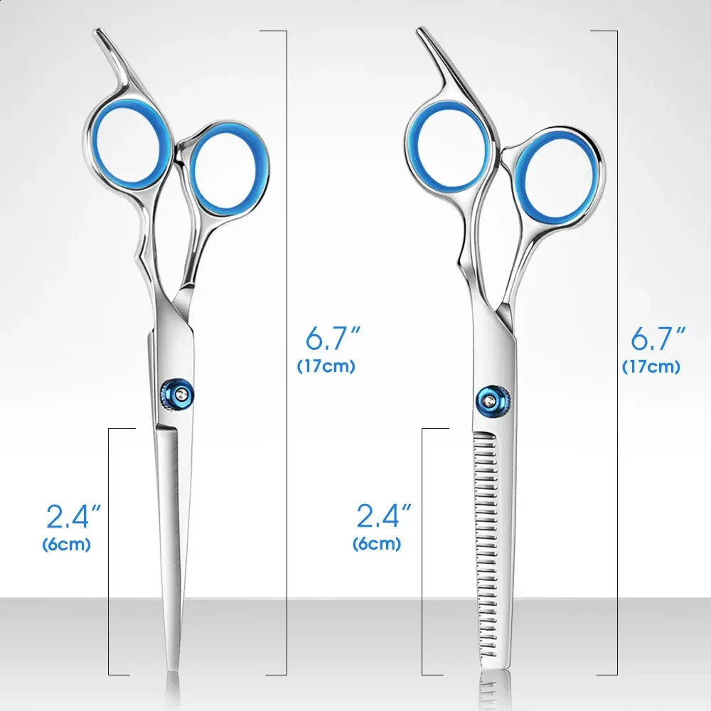 Hairdressing Scissors 6 Inch Professional Hairdressing Scissors Cutting Thinning Scissors Barber Shear Accessories 240805