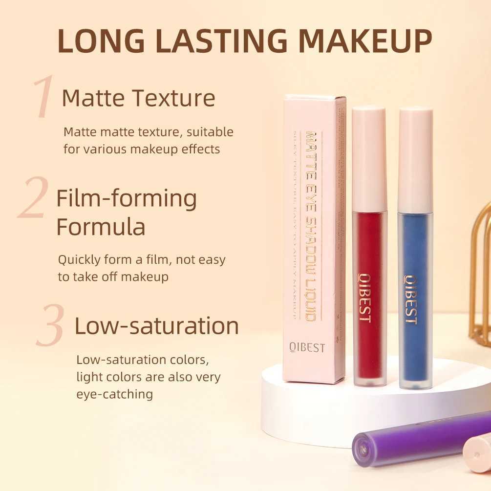 24 Colors Matte Liquid Eyeshadow Cream Nude Eye Makeup Long Lasting Eye Shdaow Stick Blush Purple Green Blue Red Contour ShadowCL240812